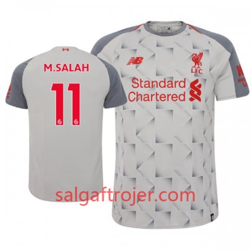 Liverpool Fodboldtrøjer Mohamed Salah 11 3. sæt 2018/19 Kort ærmer Liverpool Fodboldtrøjer Mohamed Salah 11 3. sæt 2018/19 Kort ærmer